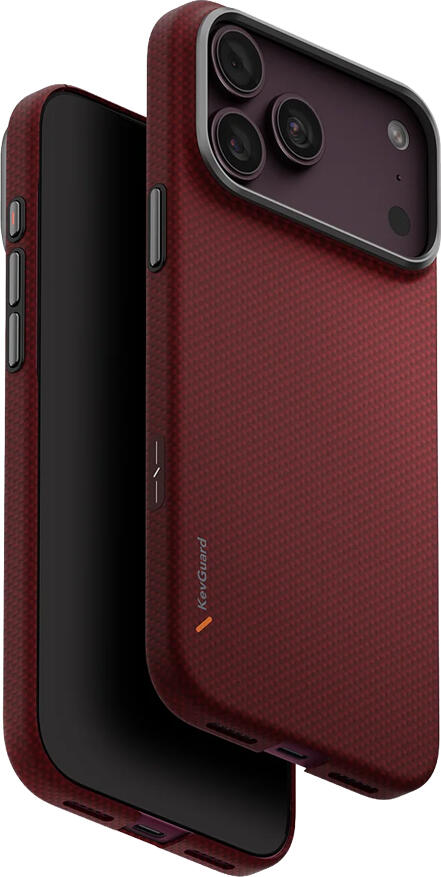 UNIQ Keva Edge Case for iPhone 18 Pro Max 6.9", Aramid Fiber Hybrid TPU Cover with MagClick and HapticCore, Shock-Resistant, 1 Piece