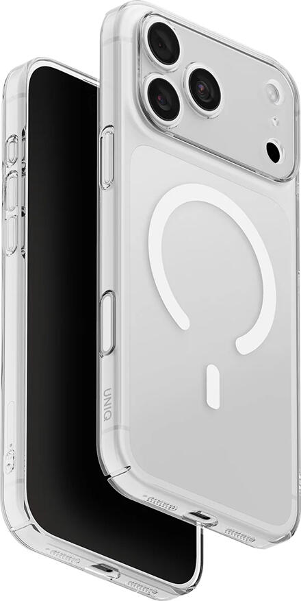 Чехол UNIQ Airsuit Hybrid Magclick для iPhone 18 Pro 6.3", поликарбонат, HapticCore Camera Control, магнитная зарядка MagClick, защита от пожелтения, 1 шт.