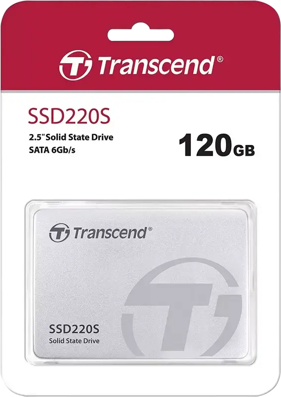 Transcend SSD220S 120GB 2.5-inch SATA III 6Gb/s Internal SSD, 3D NAND TLC, Aluminum Casing, Up to 500MB/s Read, 330MB/s Write, TS120GSSD220S