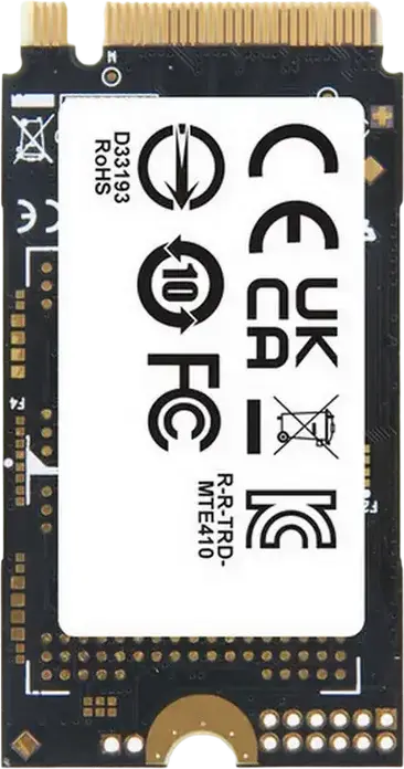 Transcend MTE410S 512GB M.2 2242 NVMe PCIe 4.0 x4 SSD, 3D NAND, Read up to 5000MB/s, Write up to 3500MB/s, Hardware Encryption