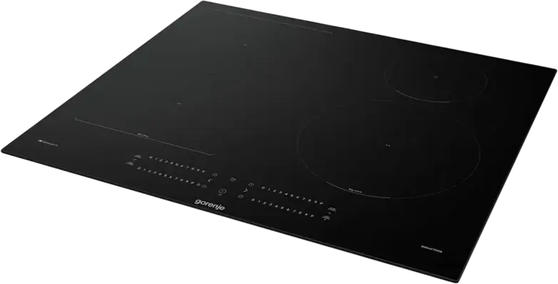 Gorenje GI6432BSCWF Built-in Induction Hob, 4 Zones, Vitroceramic Black, Slider Control, ConnectLife, Bridge Function, Power Boost, 59.5x52 cm