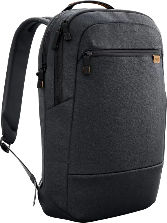 Rucsac Laptop DELL EcoLoop Premier Slim CP7625S, Capacitate 18L pentru laptopuri de 14-16 inch, Material 600D rezistent la apa cu protectie 360, Negru