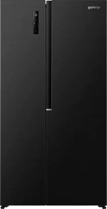 Frigider Gorenje NRS917E41BX Side-by-Side, No Frost, Volum Net 544L, Tehnologie Inverter, Control Electronic, Negru, 178.6x91.1x61.5 cm