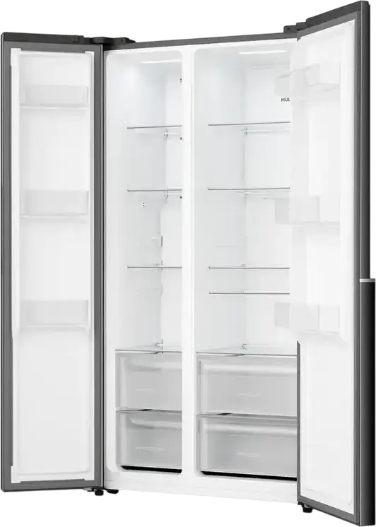 Frigider Gorenje NRS917E41BX Side-by-Side, No Frost, Volum Net 544L, Tehnologie Inverter, Control Electronic, Negru, 178.6x91.1x61.5 cm