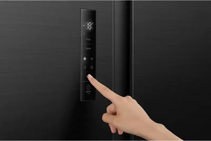 Frigider Gorenje NRS917E41BX Side-by-Side, No Frost, Volum Net 544L, Tehnologie Inverter, Control Electronic, Negru, 178.6x91.1x61.5 cm