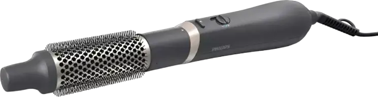 Стайлер для волос Philips BHA301/00 серии 3000, 800 Вт, керамическое покрытие с аргановым маслом, 3 режима температуры, 2 режима потока воздуха, серый, набор из 3 аксессуаров
