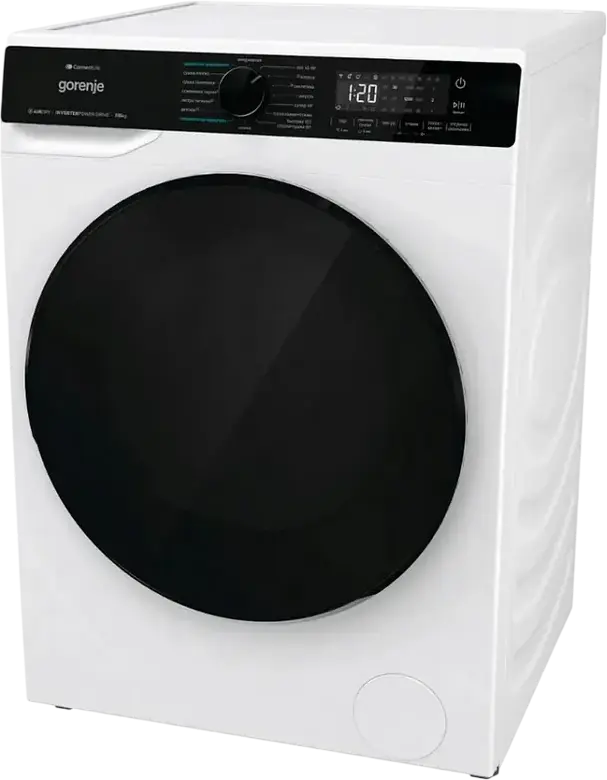 Стирально-сушильная машина Gorenje WD2PA854ADW с инверторным двигателем PowerDrive, 8кг стирка/5кг сушка, 1400 об/мин, AllergySteam, Wi-Fi ConnectLife