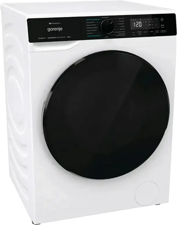 Стирально-сушильная машина Gorenje WD2PA854ADW с инверторным двигателем PowerDrive, 8кг стирка/5кг сушка, 1400 об/мин, AllergySteam, Wi-Fi ConnectLife