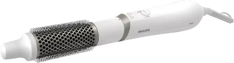 Perie Uscător de Păr Philips BHA303/00 Seria 3000, Air Styler 800W Ceramică și Ionizare, 3 Trepte Temperatură, Alb, Set de 3 piese