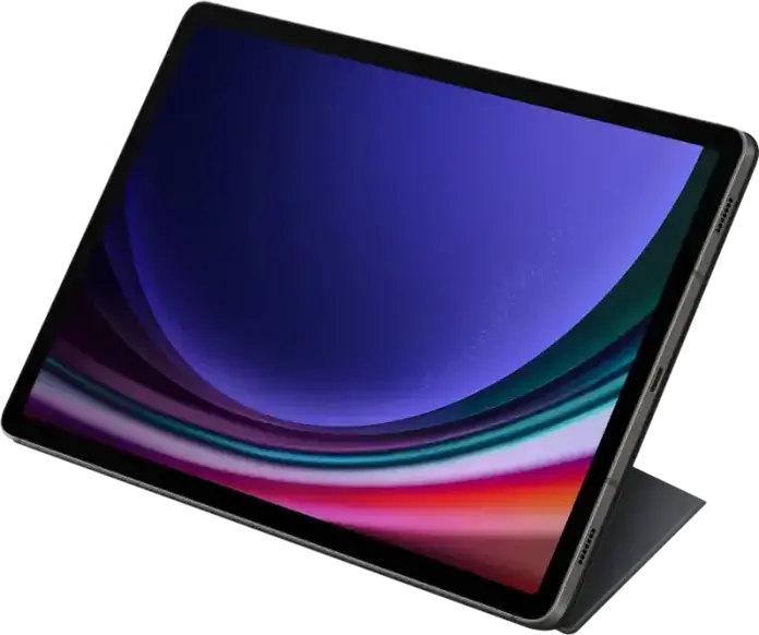 Samsung Smart Book Cover EF-BX710PBEGWW for Galaxy Tab S9 and Tab S9 FE 11 inch, Polyurethane and Polycarbonate, Magnetic, Auto Wake/Sleep, Black