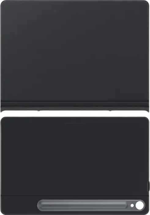 Husa Samsung Smart Book Cover EF-BX710PBEGWW pentru Galaxy Tab S9 si Tab S9 FE 11 inch, Poliuretan si Policarbonat, Magnetica, Auto Wake/Sleep, Negru