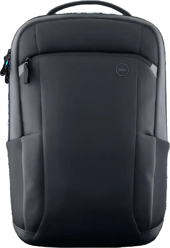Dell EcoLoop Pro Slim Backpack 15 CP5724S for Laptops up to 15.6 inches, Recycled Polyester, Weather-Resistant, 360º Foam Cushioning, Black