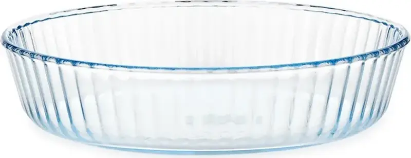 Set de 5 piese Pyrex 818B000 Bake & Enjoy Tava de copt din sticla borosilicate, 2.1L, rezistenta la calume si zgarieturi, safe pentru cuptor si congelator