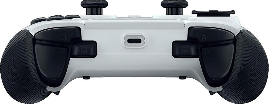 Controller Wireless Razer Raiju V3 Pro pentru PS5 si PC, Thumbsticks TMR, Triggere Hall Effect, Butoane Mecanice PBT, Alb, HyperSpeed Wireless