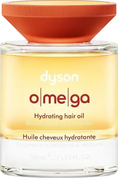 Ulei pentru păr hidratant Dyson Omega 161094-01, formulă ușoară fără silicone cu 7 uleiuri omega pentru strălucire și reducerea frizz-ului, 30 ml