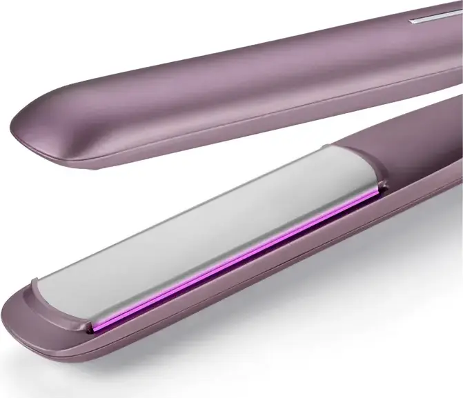 BaByliss Futura ST605E Hair Straightener, Advanced Ceramics Plates 25x120mm, Dual Ionic System, 150-235°C, Violet, with Heat-Resistant Case