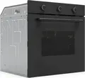 Tornado HM74 8F99 BL MATT Built-in Electric Oven, 74L, 8 Cooking Modes, Convection, Grill, Triple Glazing, Easy-clean Enamel, Class A, 60cm, Black Matt