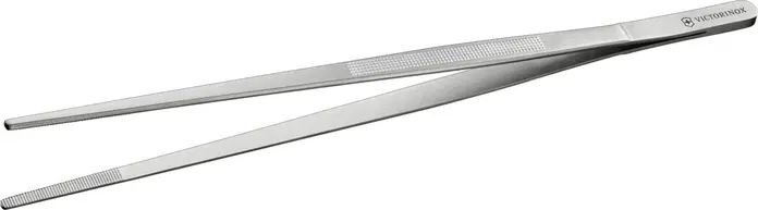 Victorinox Clește de Gătit Drept 30 cm, din Oțel Inoxidabil, Pensetă de Precizie pentru Plating și Catering, Rezistentă la Rugină, Argintiu