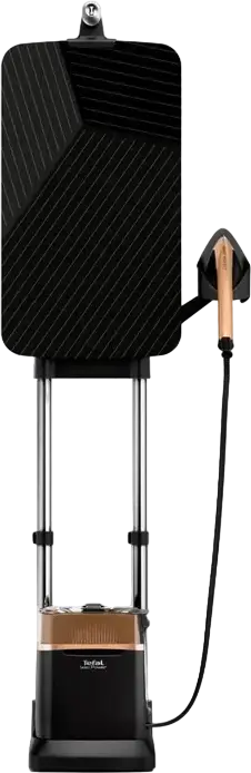Парогенератор Tefal QT2020E0, 2170 Вт, давление 5.8 бар, подача пара 90 г/мин, резервуар 1100 мл, со встроенной гладильной доской, черный