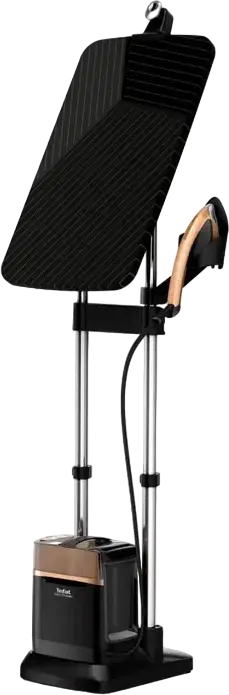 Парогенератор Tefal QT2020E0, 2170 Вт, давление 5.8 бар, подача пара 90 г/мин, резервуар 1100 мл, со встроенной гладильной доской, черный