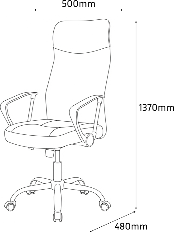 N 23 Modern Office Chair, Grey Acrylic Mesh, Chrome-Plated Base and Gas Lift, Padded Backrest with Lumbar Support, Metal Frame, 120 kg Capacity