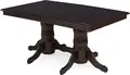 Elegance Extendable Rectangular Table, Solid Malaysian Beech Wood, Wenge, 1600-2800mm x 1000mm x 770mm, Classic Sculpted Design