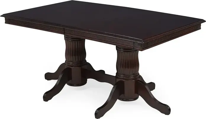 Elegance Extendable Rectangular Table, Solid Malaysian Beech Wood, Wenge, 1600-2800mm x 1000mm x 770mm, Classic Sculpted Design