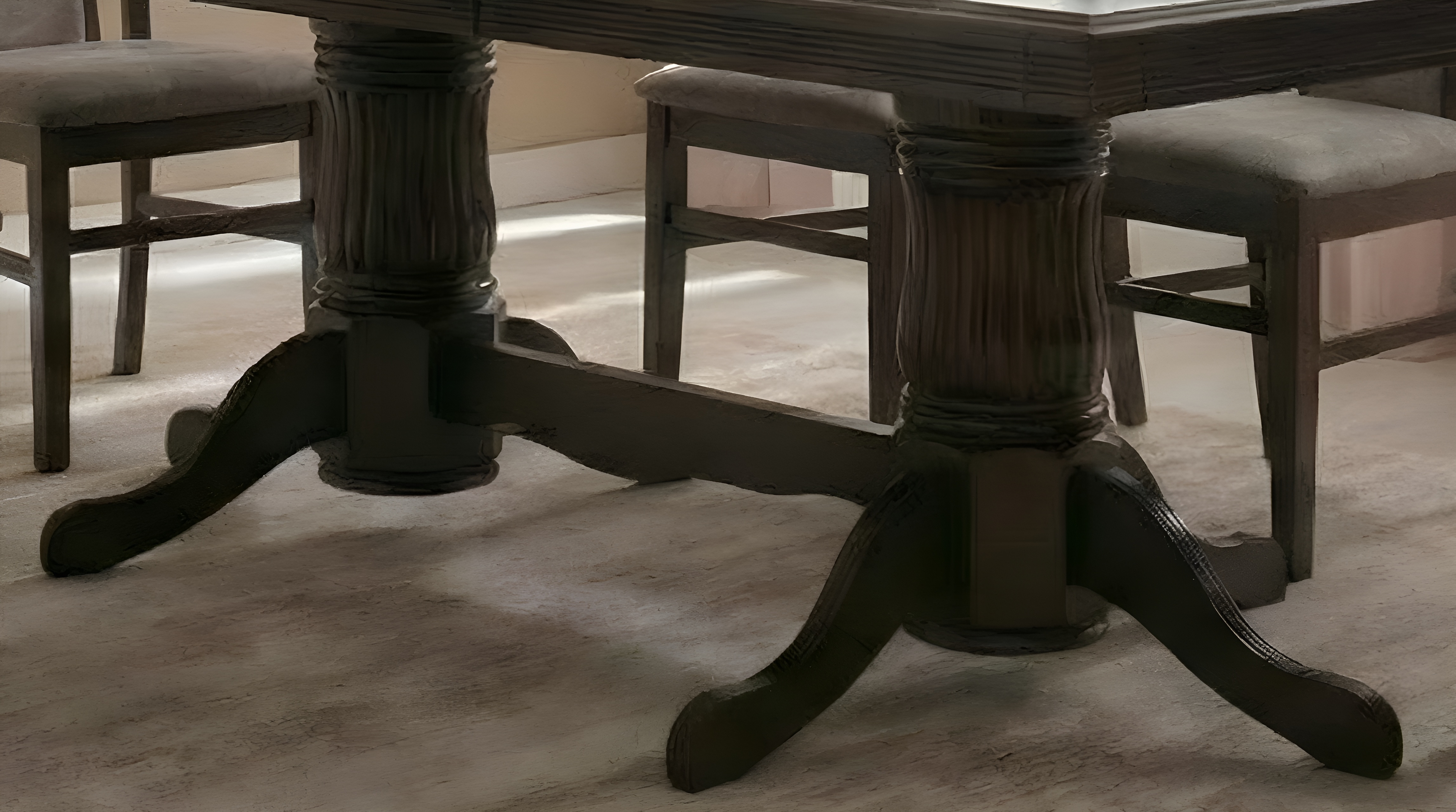 Elegance Extendable Rectangular Table, Solid Malaysian Beech Wood, Wenge, 1600-2800mm x 1000mm x 770mm, Classic Sculpted Design