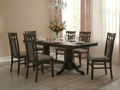 Elegance Extendable Rectangular Table, Solid Malaysian Beech Wood, Wenge, 1600-2800mm x 1000mm x 770mm, Classic Sculpted Design