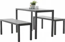Chomik Set de mobilier de grădină masă și 2 bănci MEB0841