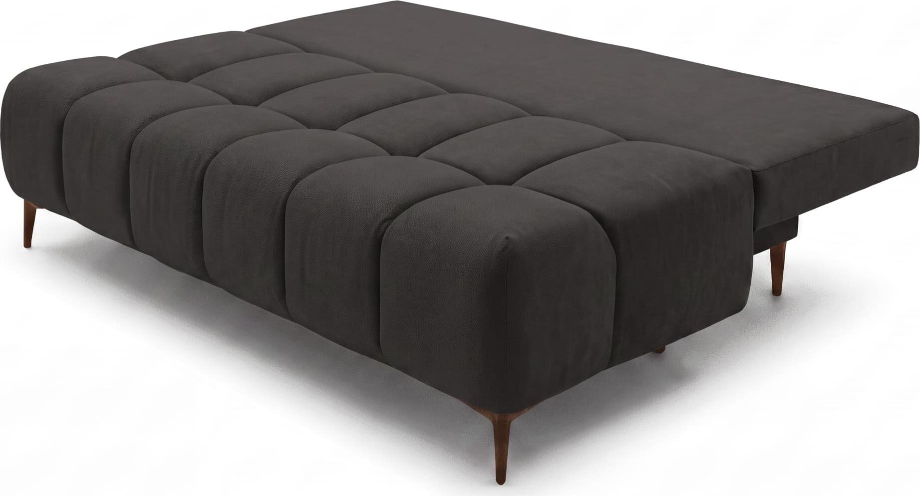 SidiM Di Magio Sofa Bed with Pantograph Mechanism, Fabric Upholstery, Polyurethane Foam and Serpentine Springs, 2000x960x960 mm, includes Linen Closet and Pillows