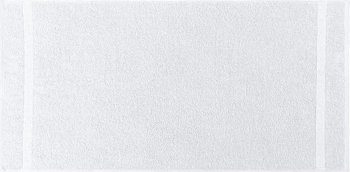 Набор из 2 банных полотенец Pulsiva Capri, 70x140 см, Белый, 400 г/м2, Махровое, Смесовая ткань из хлопка, OEKO-TEX Standard 100, Отельный стандарт