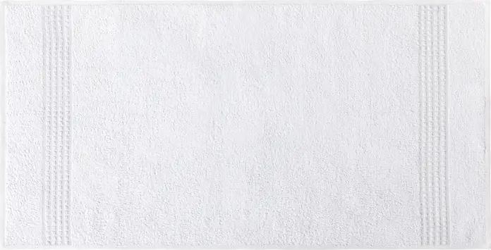 Set de 5 prosoape de dus Pulsiva Paros, 100% bumbac terry, 70x140 cm, Alb, OEKO-TEX Standard 100, prosoape absorbante pentru hoteluri si wellness