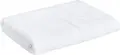 PULSIVA Samos Shower Towel Set of 2, 100% Cotton Terry Towelling, 70x140 cm, White, OEKO-TEX Certified, Professional Hotel Quality