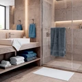 Prosoape PULSIVA Samos Calitate Hotel, Bumbac Terry 450 g/m², Standard OEKO-TEX 100, Moale și Durabile, Set de 2 piese, 70 x 140 cm