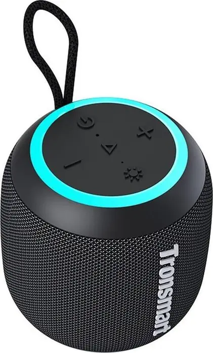 Difuzor Portabil Wireless Tronsmart T7 Mini, Bluetooth 5.3, Putere 15W, Rezistenta IPX7 Waterproof, Autonomie 18h, LED Light Show, TWS, Negru