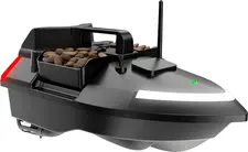 Flytec V020 Fishing Bait Boat with Large Bait Container with 500M Remote Range GPS 40 Points,12000 mAh Battery, Black