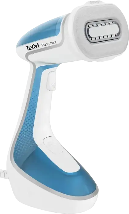 Ручной отпариватель для одежды Tefal Pure tex DT9530E1, 1700 Вт, Постоянный пар 30 г/мин, Ударный пар 90 г/мин, Резервуар 200 мл, 4-в-1, Бело-голубой