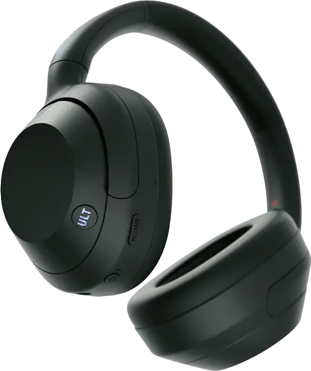 Беспроводные полноразмерные наушники Sony ULT WEAR WH-ULT900N - Черный, с ANC, 40-мм драйверами, ULT Bass Boost, DSEE, аккумулятор 30-50ч, Bluetooth 5.2, LDAC
