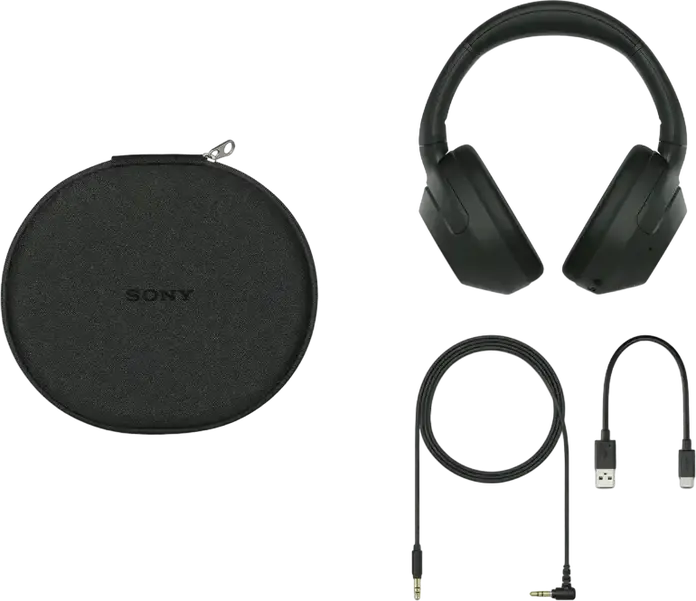 Беспроводные полноразмерные наушники Sony ULT WEAR WH-ULT900N - Черный, с ANC, 40-мм драйверами, ULT Bass Boost, DSEE, аккумулятор 30-50ч, Bluetooth 5.2, LDAC