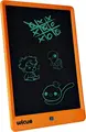 Wicue 10 inch LCD E-writing Tablet, ABS Material, Orange, One-click Erase, Eco-friendly Digital Note Pad with Stylus Pen for Kids Education and Sketching
