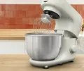 Tefal QB160138 Bake Essential Stand Mixer, 800W, 4.8L Stainless Steel Bowl, 6 Speed Levels with Pulse, Double Planetary Mixing, Beige