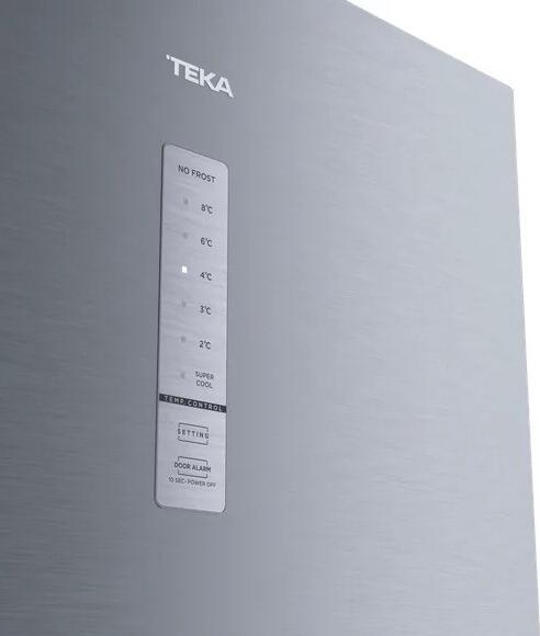 Холодильник Teka RSL 75640 SS отдельно стоящий, Full No Frost, объем 362 л, нержавеющая сталь Inox, сенсорное управление, 185x59.5x61.8 см