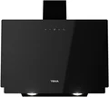 Teka DVN 64030 BK Decorative Fireplace Hood, Color: Black Crystal, Perimetral Extraction, Touch Control, 598mm Width, 2 Motors, Stainless Steel Filters