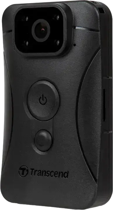 Camera corporal Transcend DrivePro Body 10 TS64GDPB10D, Full HD 1080p, 64GB, Unghi 130°, Vedere Nocturnă, EIS, IPX4, MIL-STD-810G, Negru