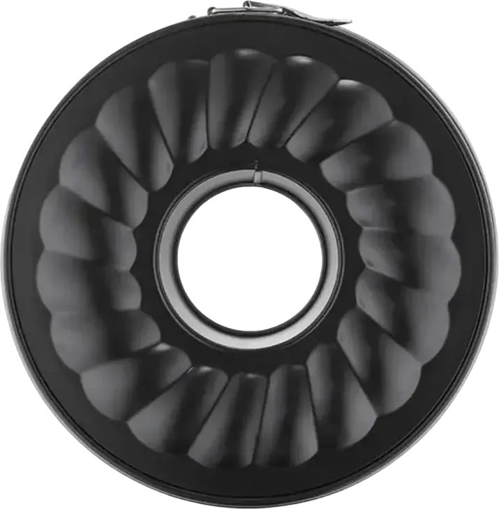 Set de 3 piese forme de copt Tefal Easybake J174S274 din otel carbon antiaderent, include tava rotunda cu bordura detaibila 26cm, baza Savarin si tava dreptunghiulara 26cm, gri