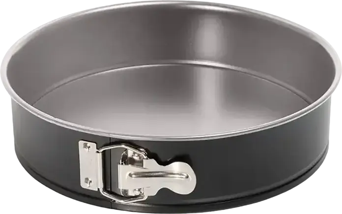 Set de 3 piese forme de copt Tefal Easybake J174S274 din otel carbon antiaderent, include tava rotunda cu bordura detaibila 26cm, baza Savarin si tava dreptunghiulara 26cm, gri