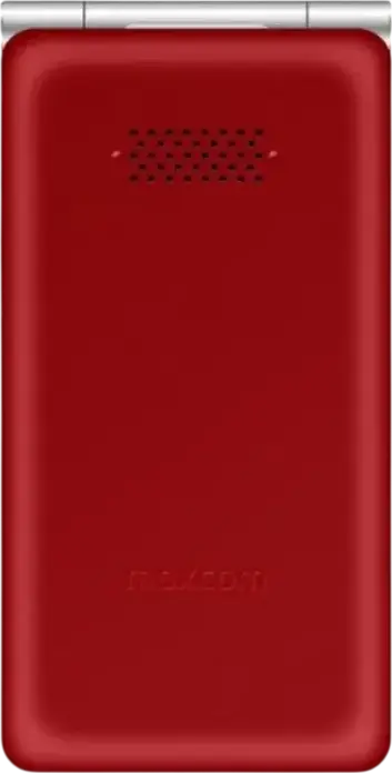 MaxCom MM835 Flip 4G DS Clamshell Phone, 3.5" IPS Display, Dual nano-SIM, 4G LTE, IP54 Waterproof, SOS Button, Red