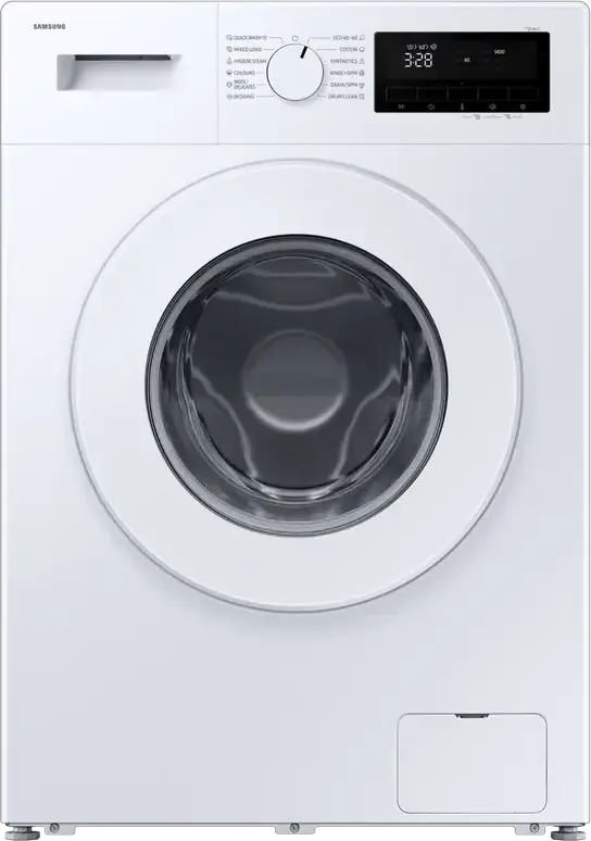 Masina de spalat rufe Samsung WW70FG3M05TWLF cu incarcare frontala, 7 kg, Tehnologie Digital Inverter, Hygiene Steam, Drum Clean, 1400 rpm, Clasa A, Alb