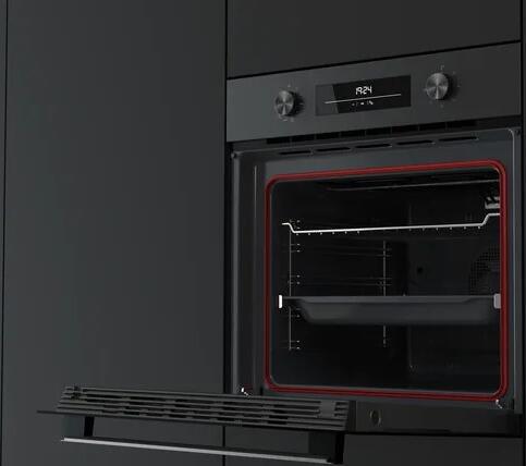 Teka HSB 6350 FBK NEO Multifunction Built-in Oven, 70L Capacity, 8 Functions, 10 Auto Programs, Hydroclean PRO, Energy Class A+, Full Black